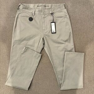 Rhone Everyday Twill 5 Pocket Pants Men's 30x33 Grey (Griffin) Slim Straight NWT